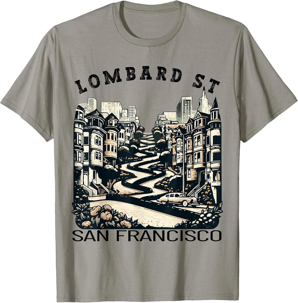 Lombard Street SF Urban Landscape Artistic