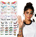World Cup Soccer Freckles Face Tattoos - 36 Pcs | World Cup 2026 Merch, Soccer Birthday Party Favors & Decor, Game Day Accessories
