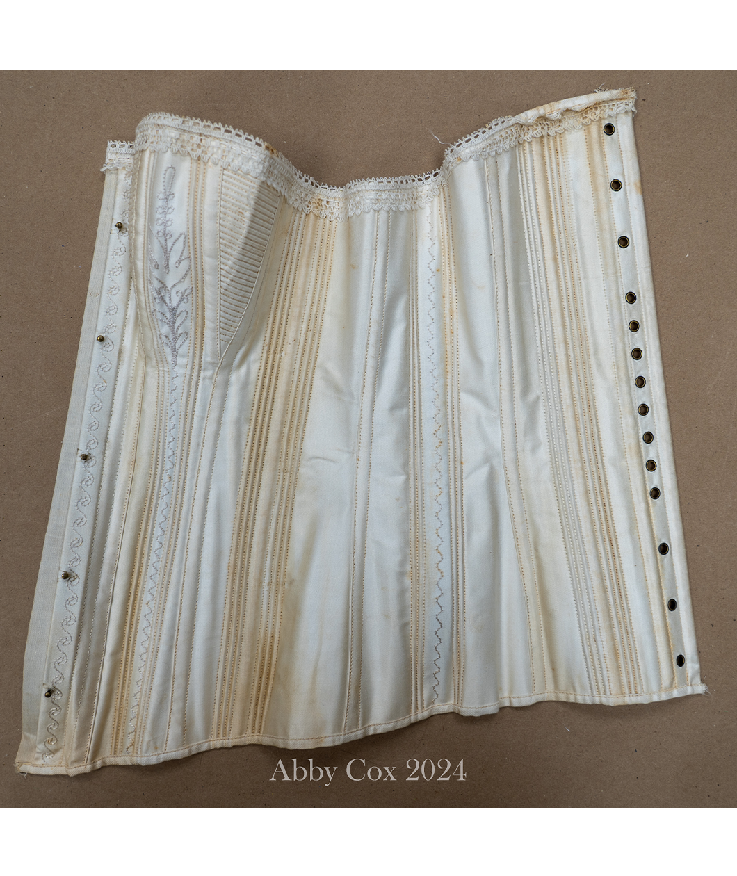 1880-1890s Antique Victorian Corset Pattern for Teenager or Slim Hipped Adult (34B/27W/34H)