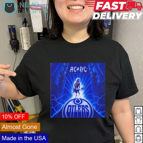 AC DC Edmonton Oilers shirt