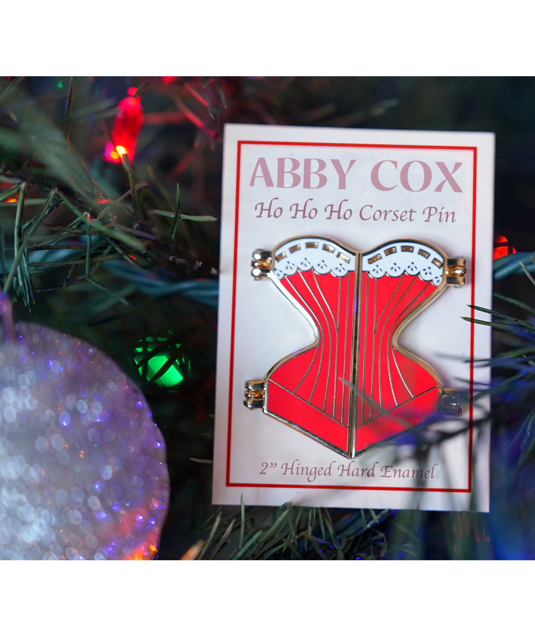 Ho Ho Ho Corset Pin