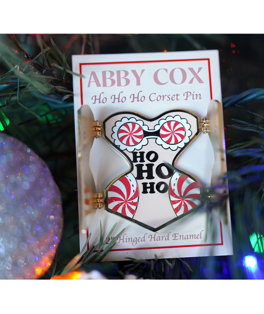 Ho Ho Ho Corset Pin