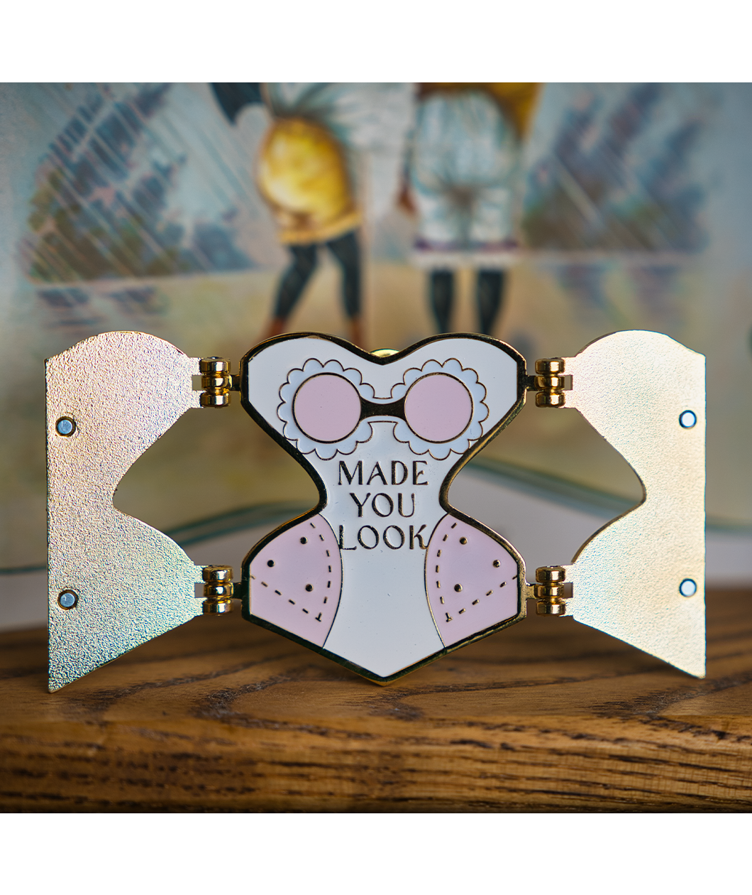 Made You Look Corset Pin