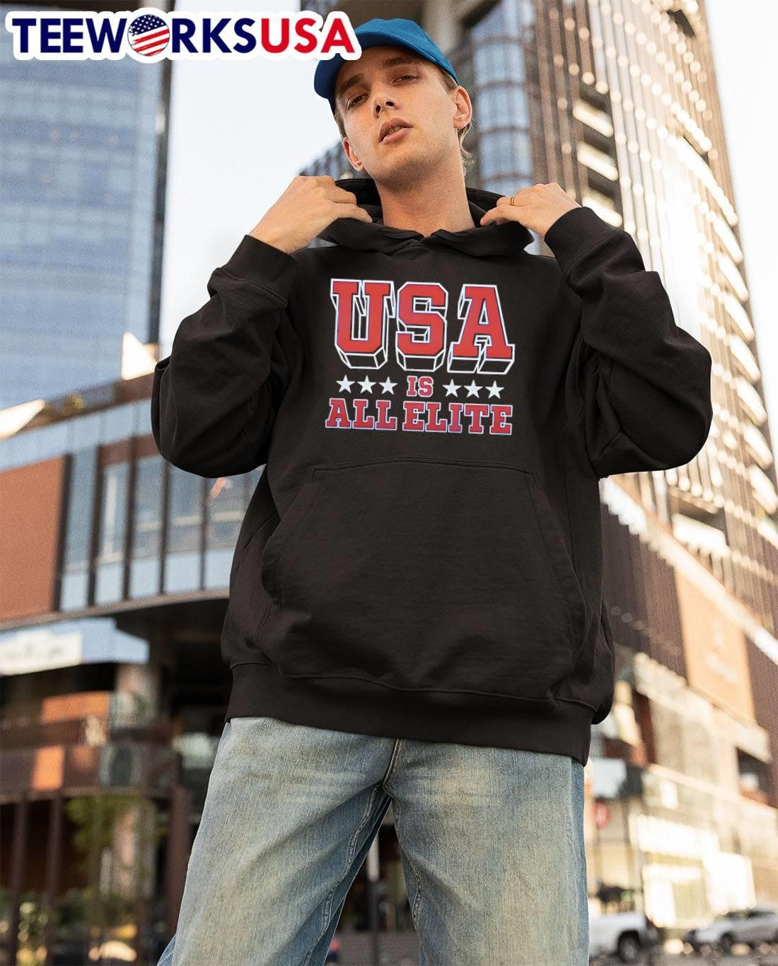 AEW Apparel USA is All Elite Wrestling T-Shirt