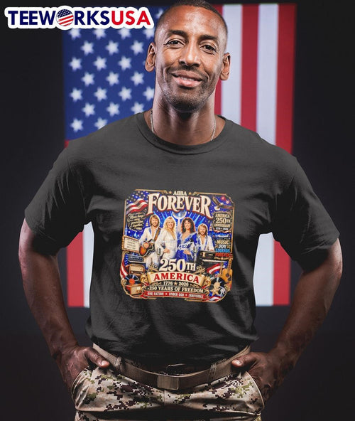 Abba Forever Music Brings Every Generation Together America 250Th Anniversary 1776 2026 Shirt
