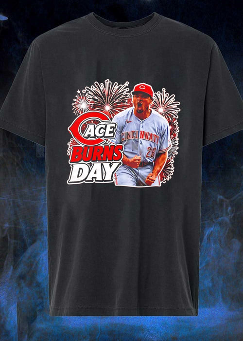 Ace Burns Day Cincinnati Reds T-Shirt
