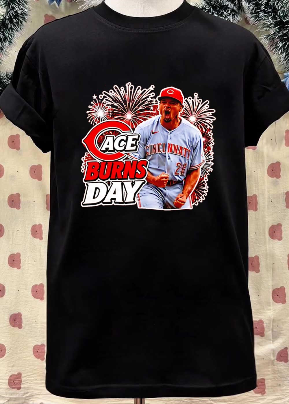 Ace Burns Day Cincinnati Reds T-Shirt