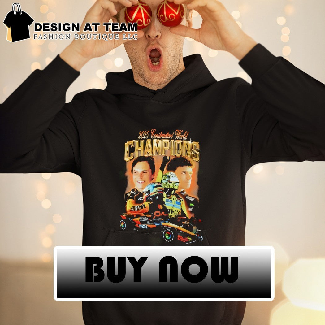 Adele McLaren 2025 Constructors World Champions Norris Oscar Piastri McLaren F1 graphic shirt