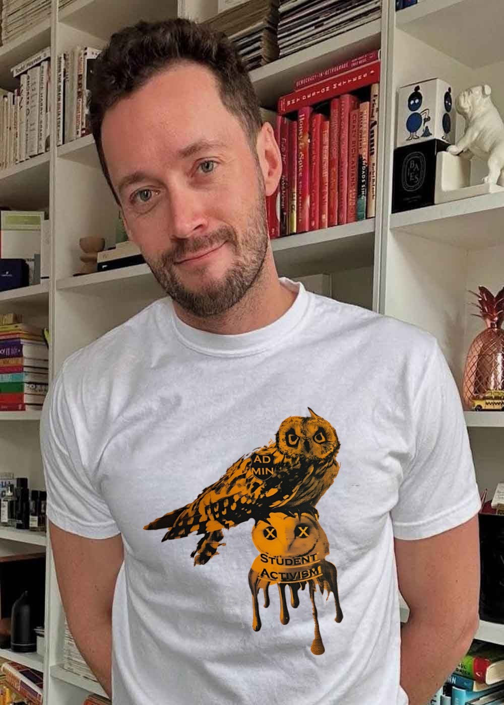 Admin Suppresses Student Activism Owl T-Shirt