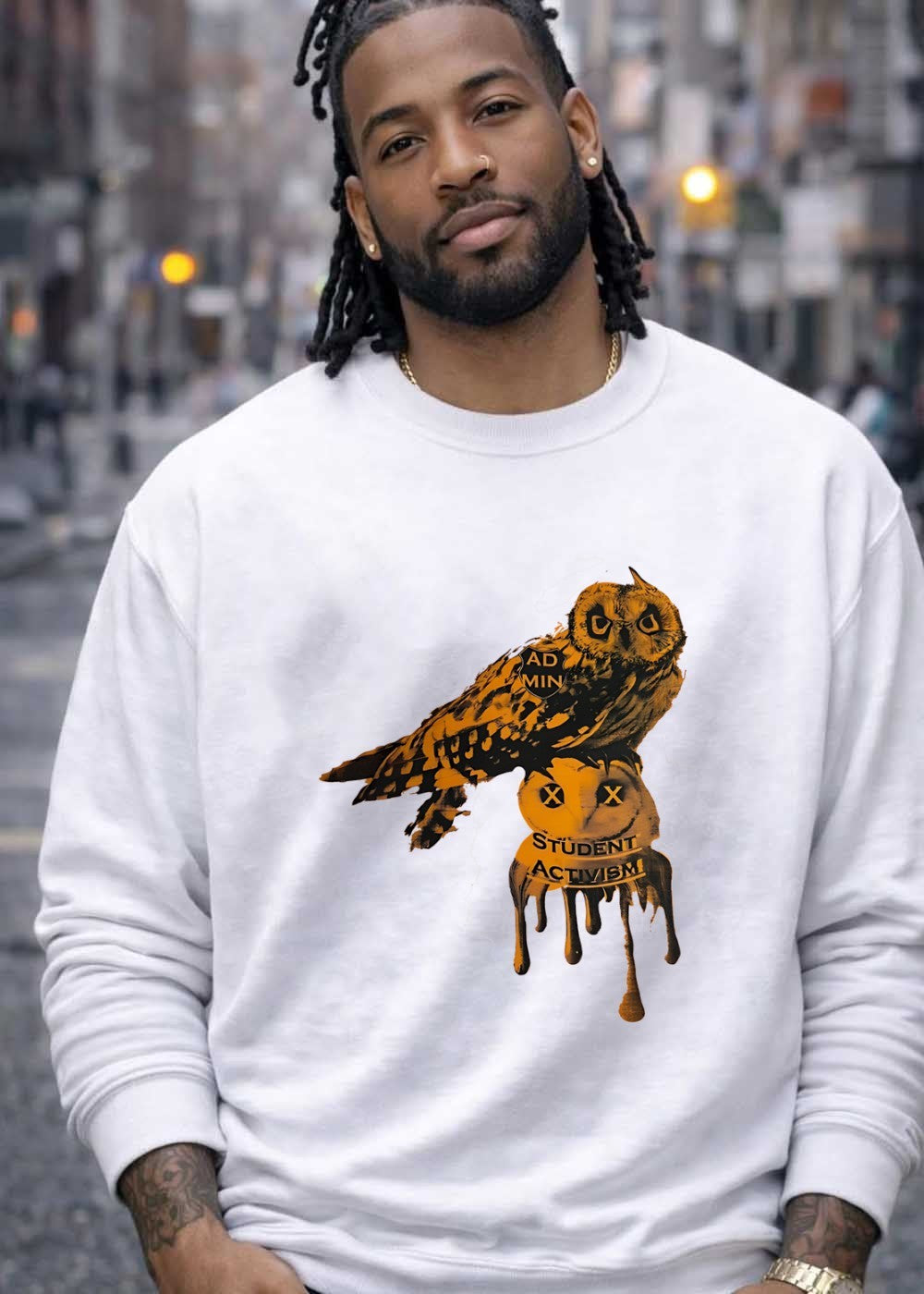 Admin Suppresses Student Activism Owl T-Shirt