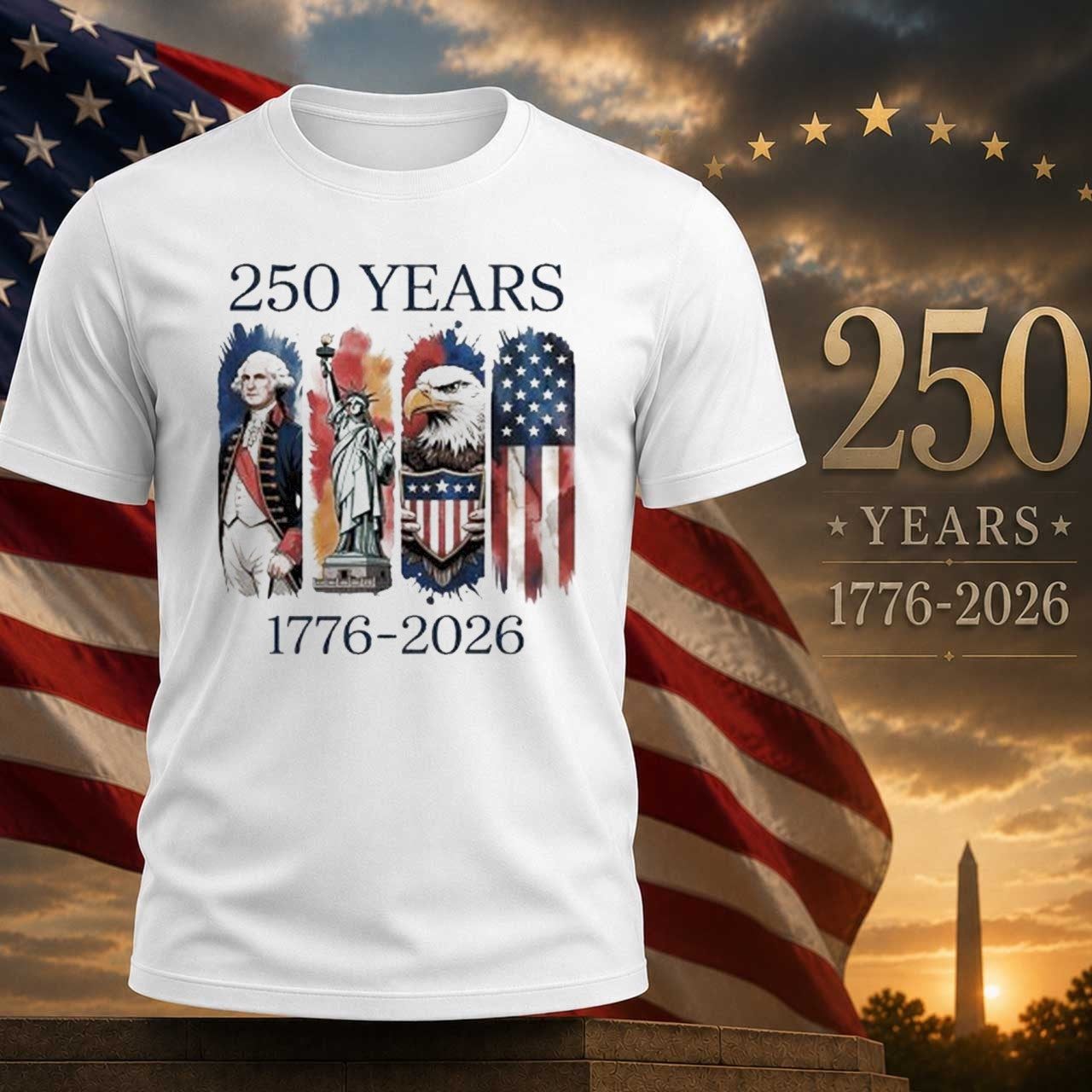 America 250 Years 1776 2026 Shirt