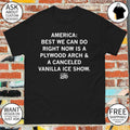 America Best We Can Do Right Now Is A Plywood Arch and A Canceled Vanilla Ice Show 2026 shirt