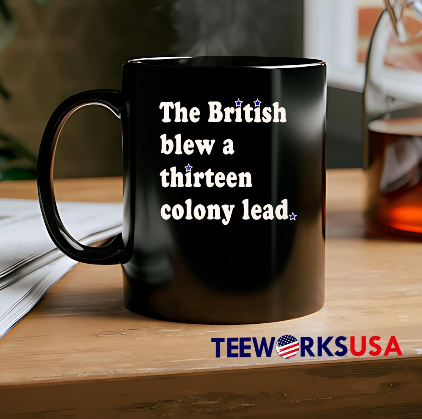 American Football Fan Apparel The British Blew a Thirteen Colony Lead Shirt