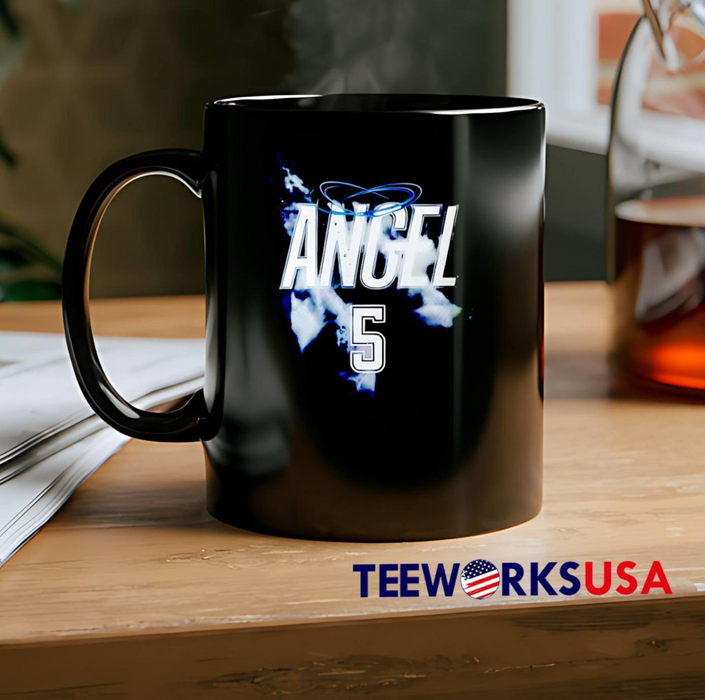 Angel 5 Sporty Graphic Style Tee Shirt