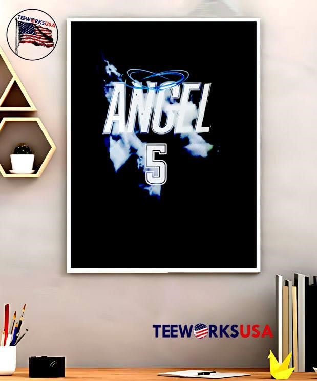 Angel 5 Sporty Graphic Style Tee Shirt