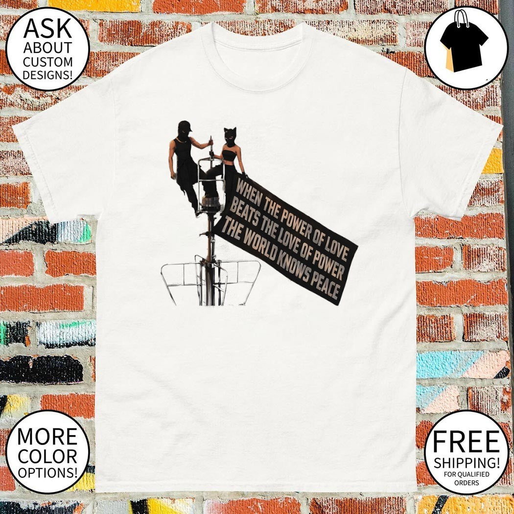 Angela Nikolau Ivan Beerkus Empire State Building when the power of love beats the love of power shirt