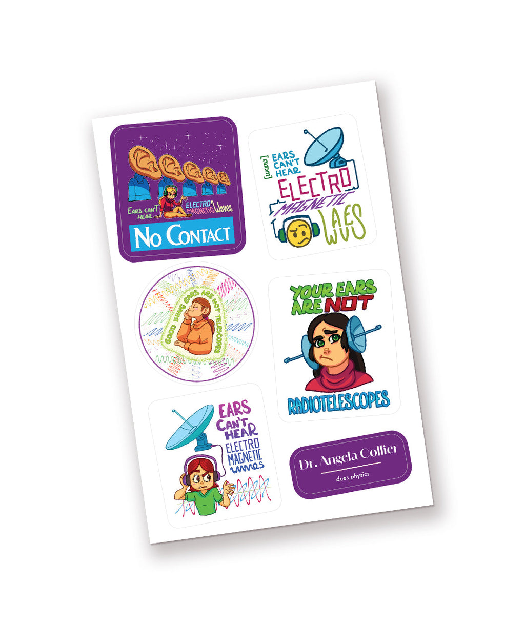 Ears Are Not Radio Telescopes Sticker Sheet