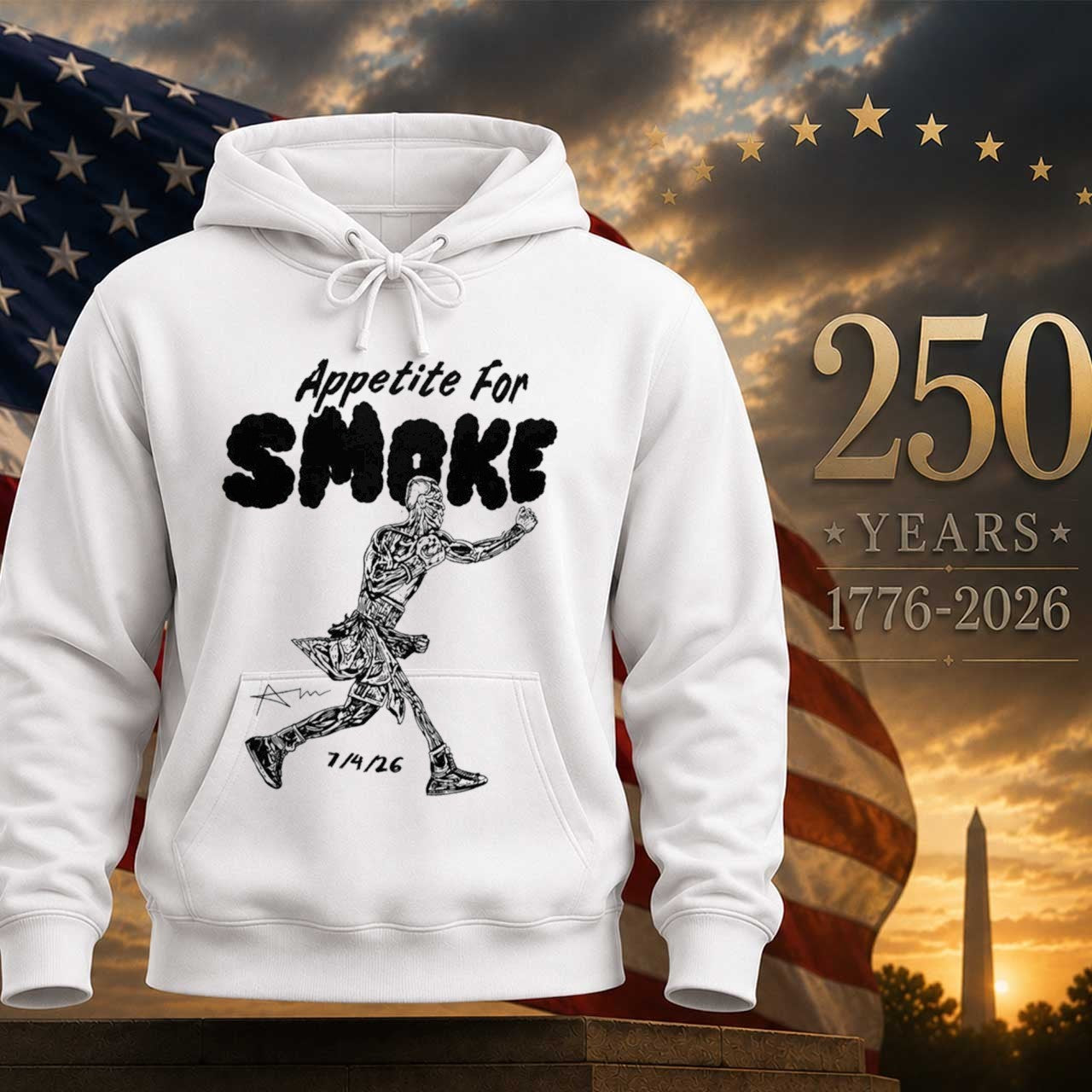Appetite For Smoke 7 4 26 Shirt