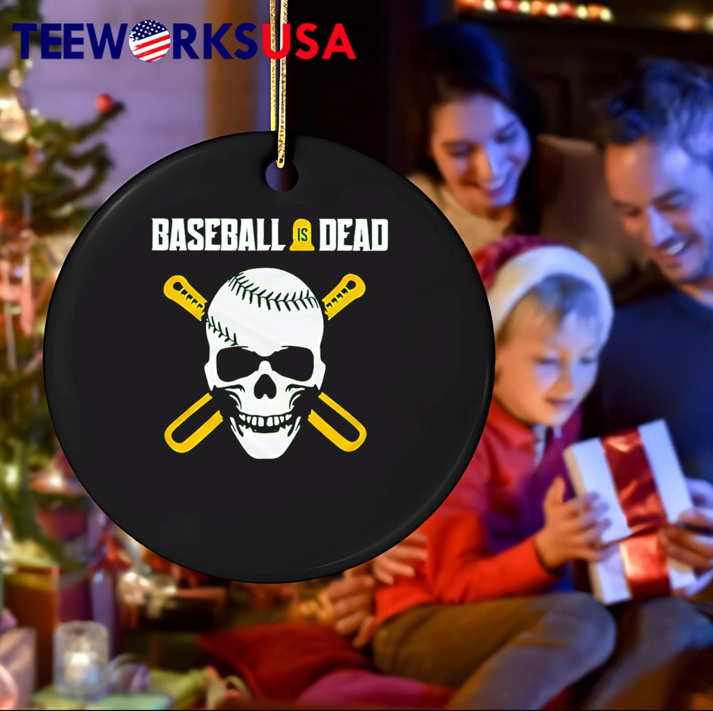 Baseball Is Dead Skull Crossed Bats shirt
