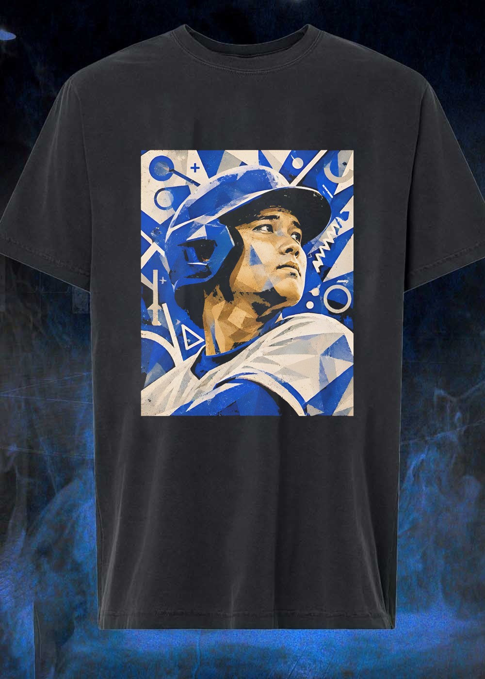 Baseball Player Looking Up at the Sky T-Shirt