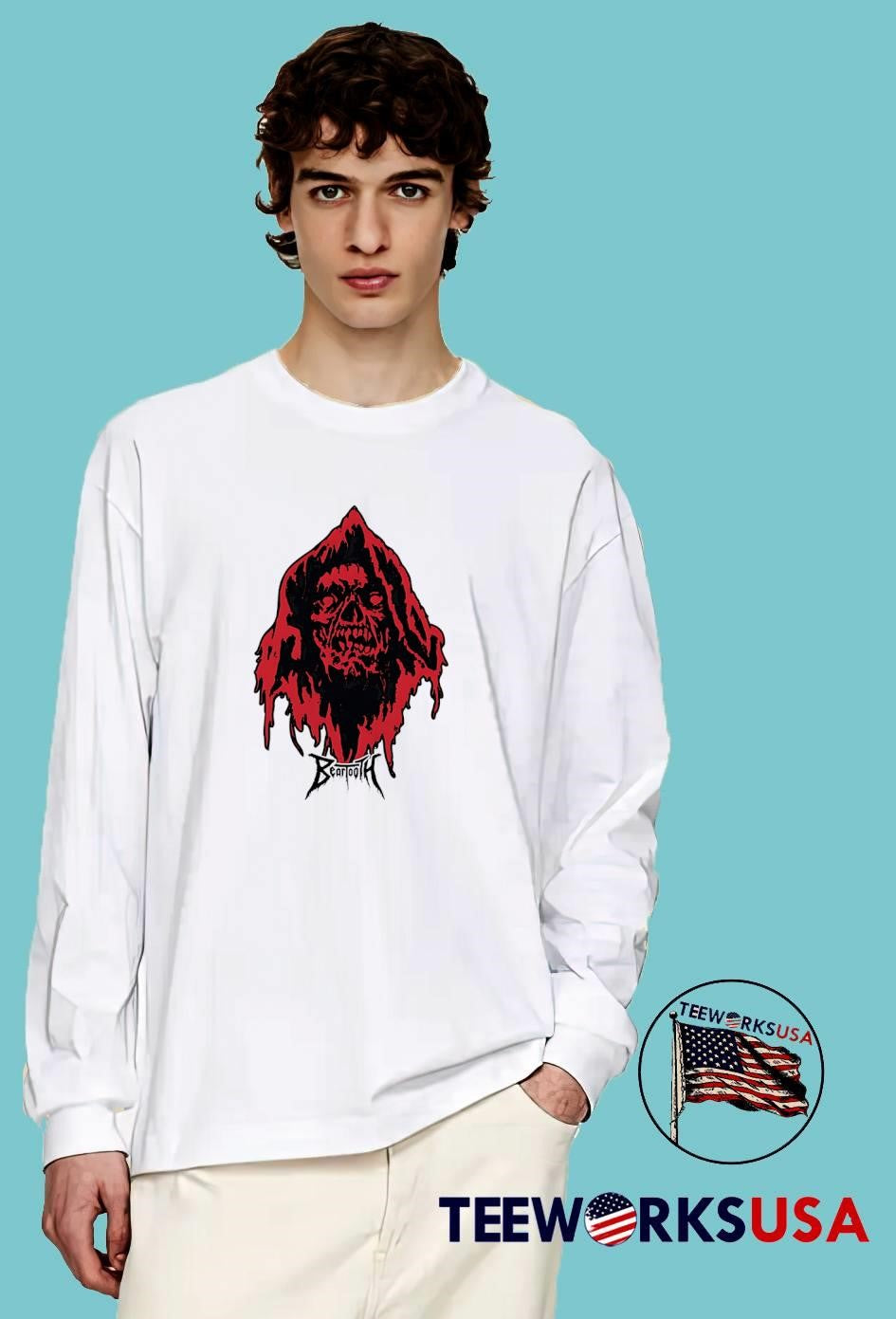 Beartooth band skull horror metal band shirt