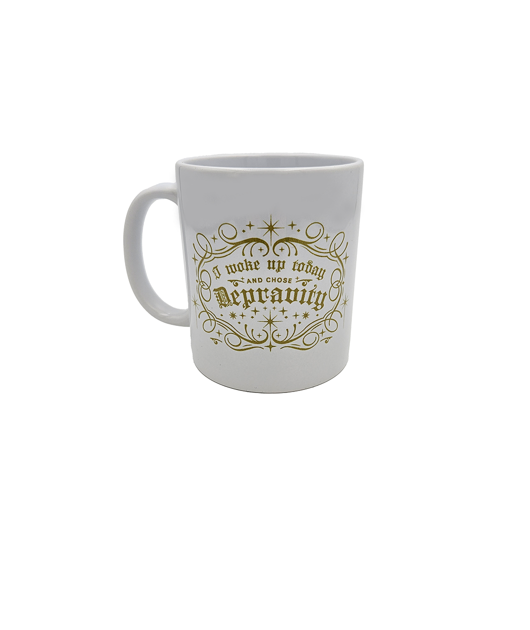 "I Woke Up And Chose Depravity" Mug