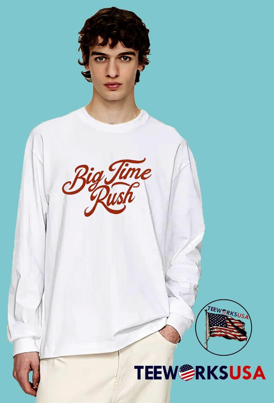 Big Time Rush band logo script shirt