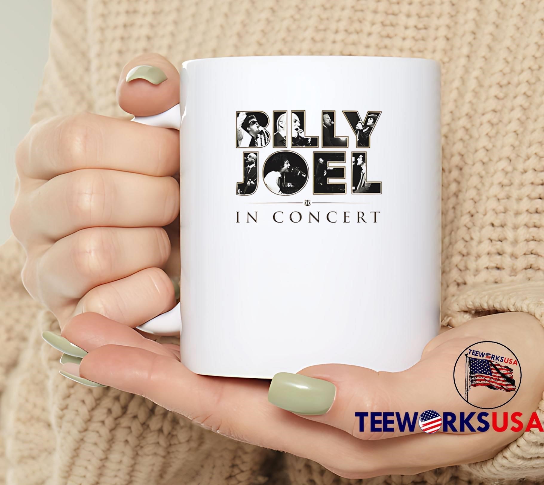 Billy Joel in concert piano man music tour shirt