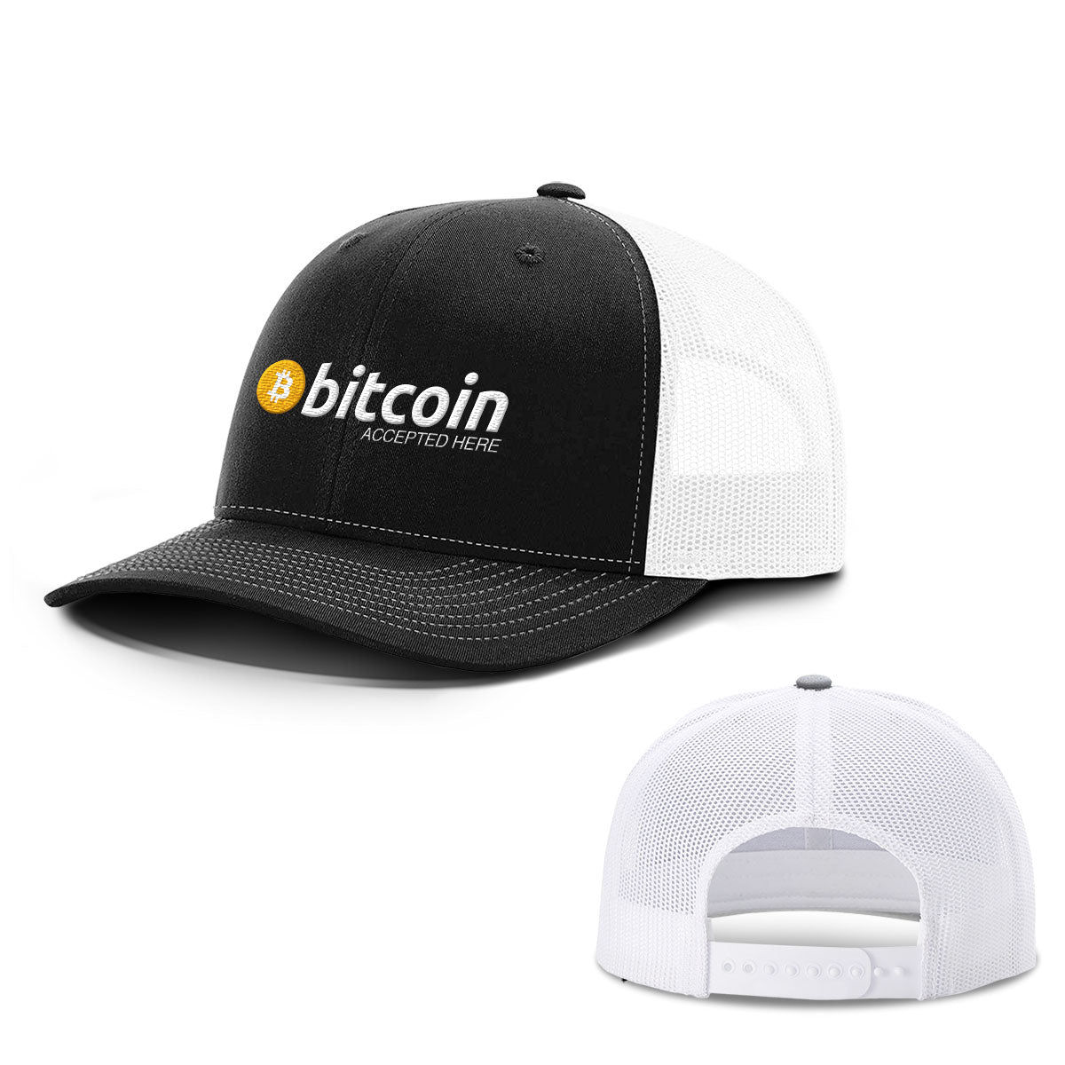 Bitcoin Accepted Here Hats