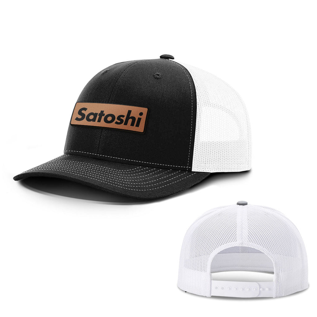 Satoshi Leather Patch Hats