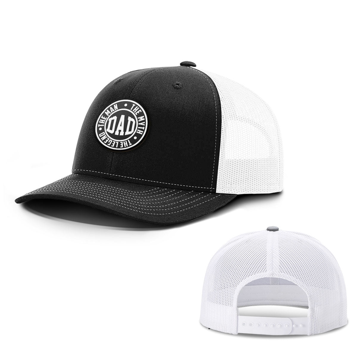 Daddy The Man The Myth Patch Hats