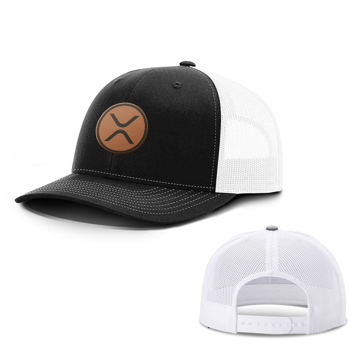 XRP Leather Patch Hats