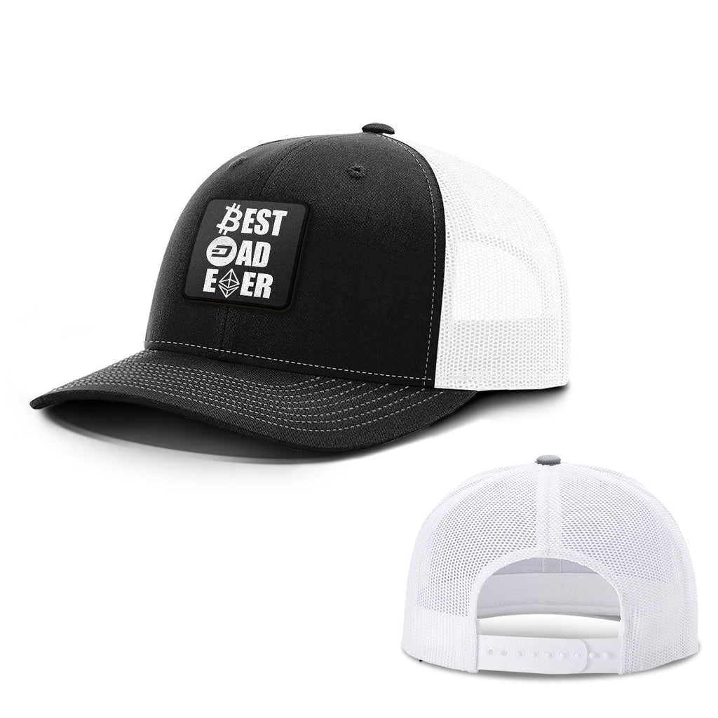 Best Dad Ever Crypto Patch Hats