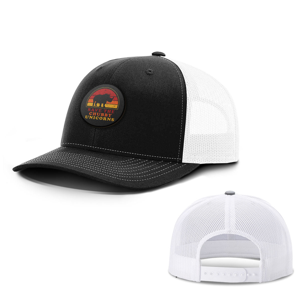 Save the Chubby Unicorns Patch Hats