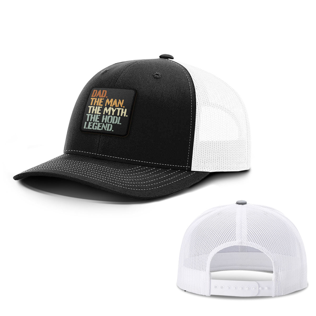 Dad The Hodl Legend Patch Hats