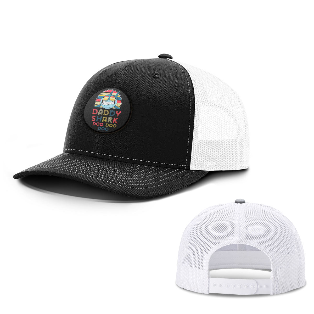 Daddy Sharks Patch Hats