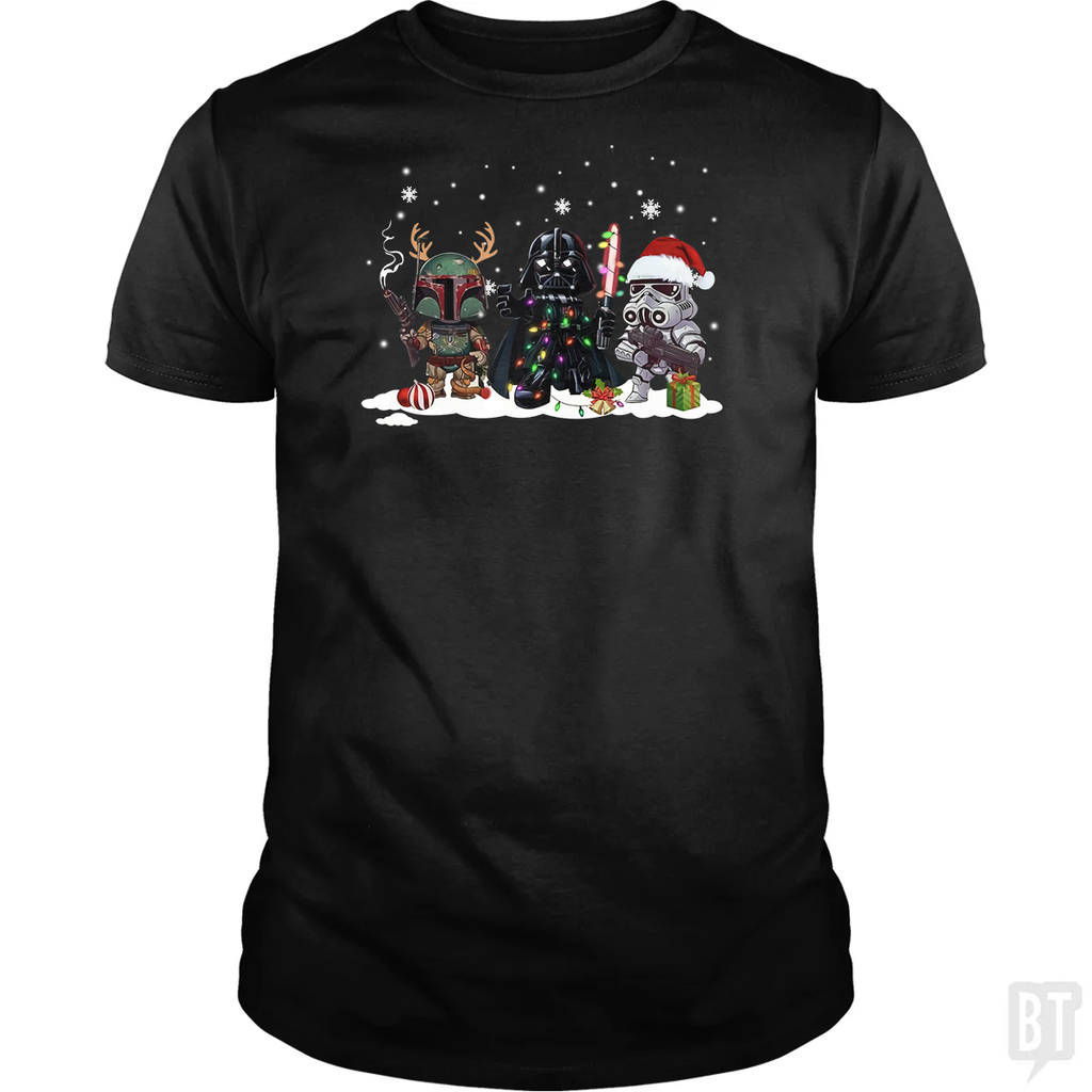 Boba Fett Darth Vader Stormtrooper Christmas Santa
