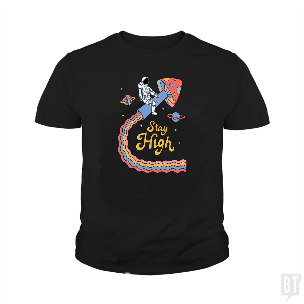 Stay High Astronaut Kids Shirt
