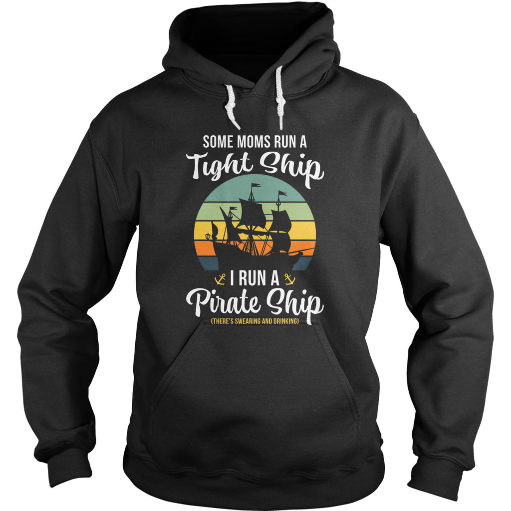 Mom Pirate Ship Hoodie