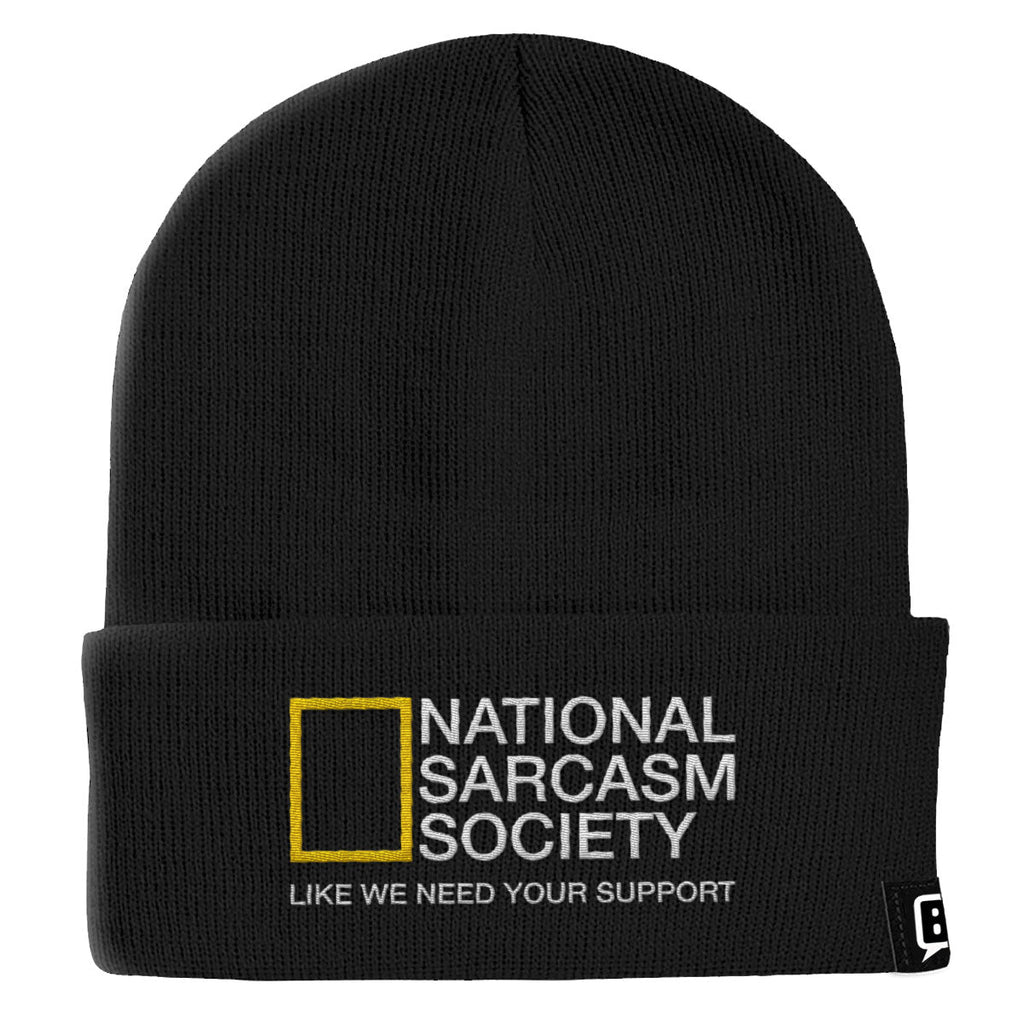National Sarcasm Society Beanies