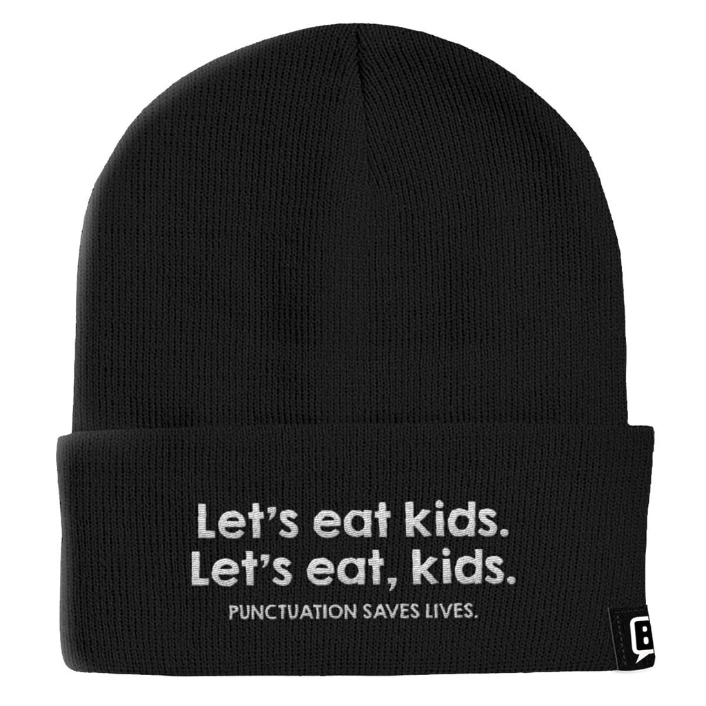 Punctuation Saves Lives Beanies