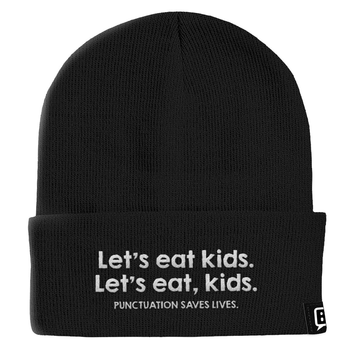 Punctuation Saves Lives Beanies