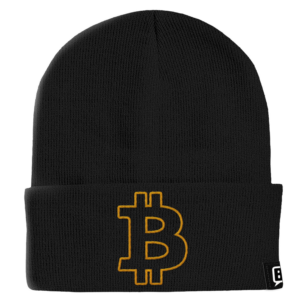 Bitcoin Outline Beanies