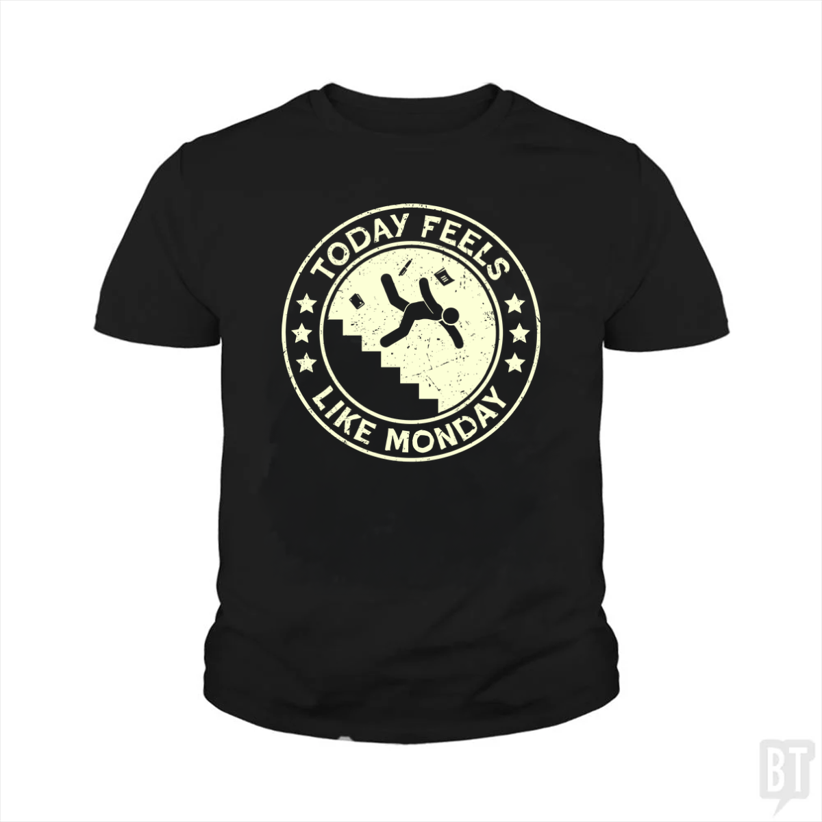 Today Feels Like Monday Kids Shirt
