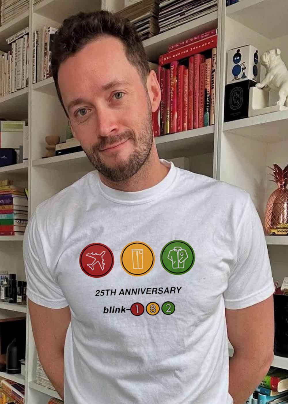 Blink 182 25th Anniversary Airplane Pants Jacket shirt