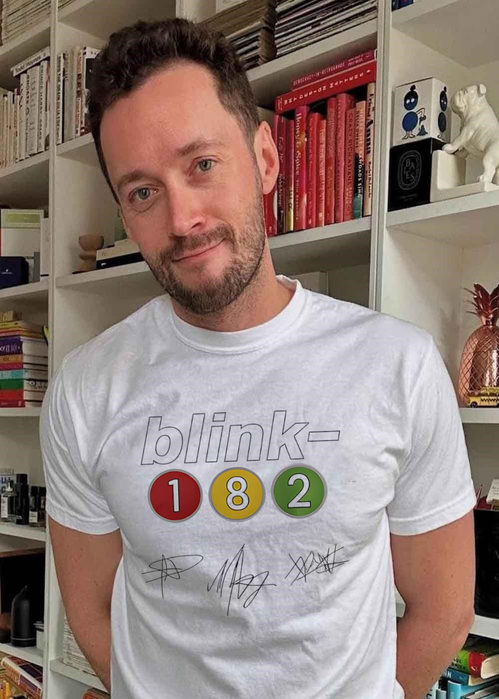 Blink-182 Band Members Signature shirt