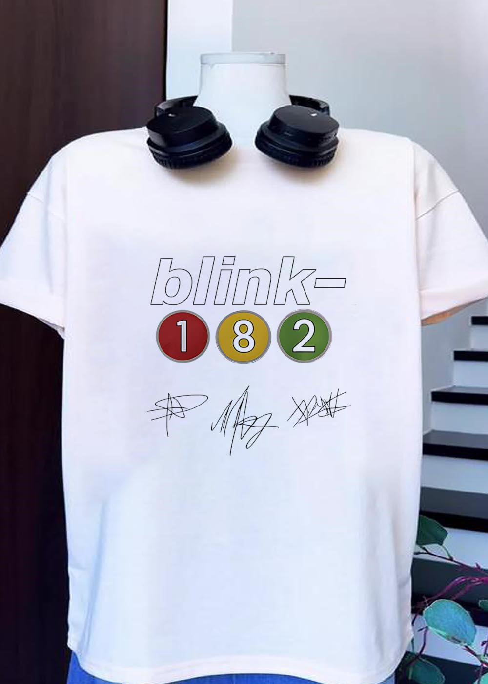 Blink-182 Band Members Signature shirt