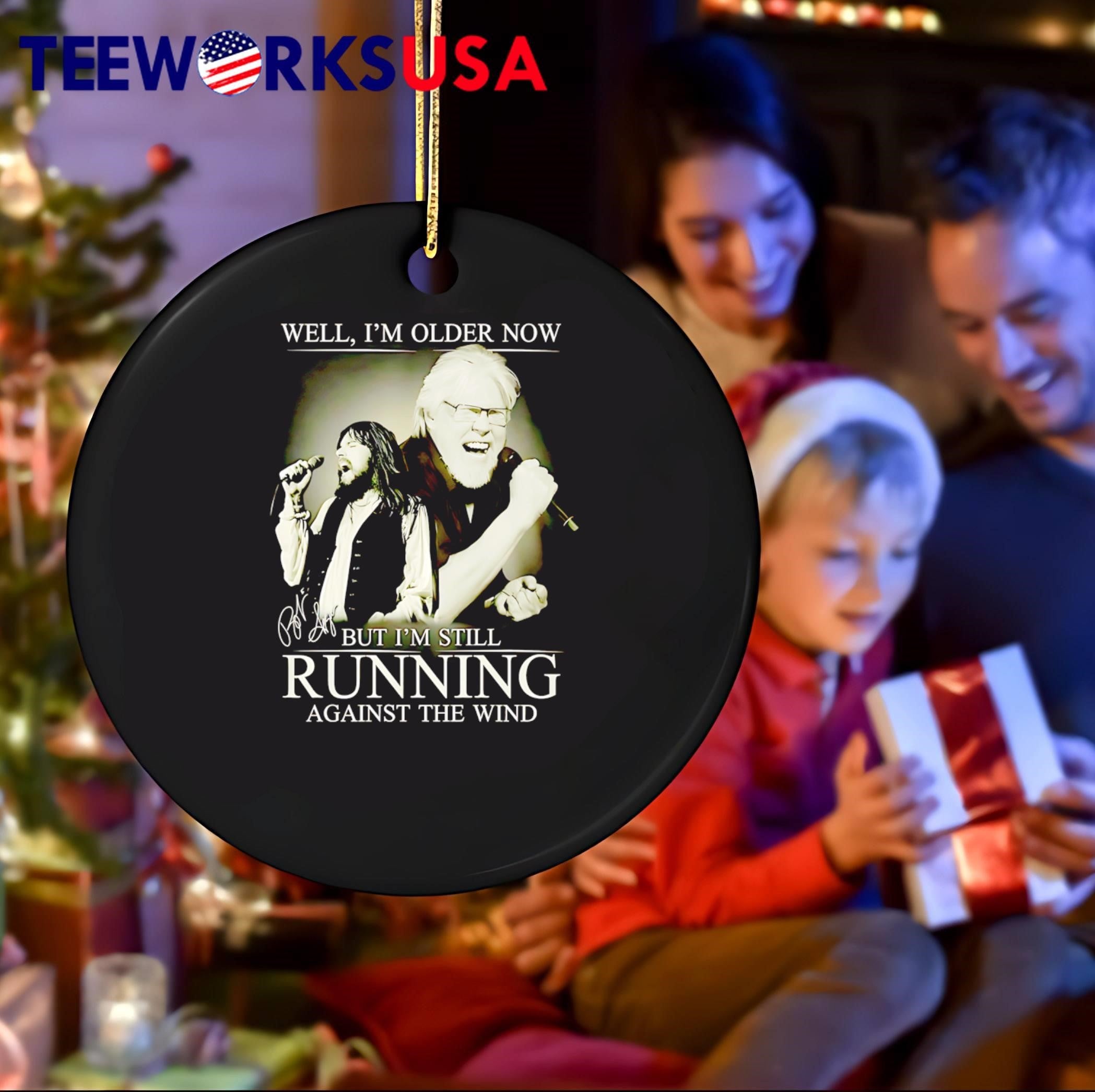 Bob Seger Singing Older Now Running Against the Wind Graphic shirt
