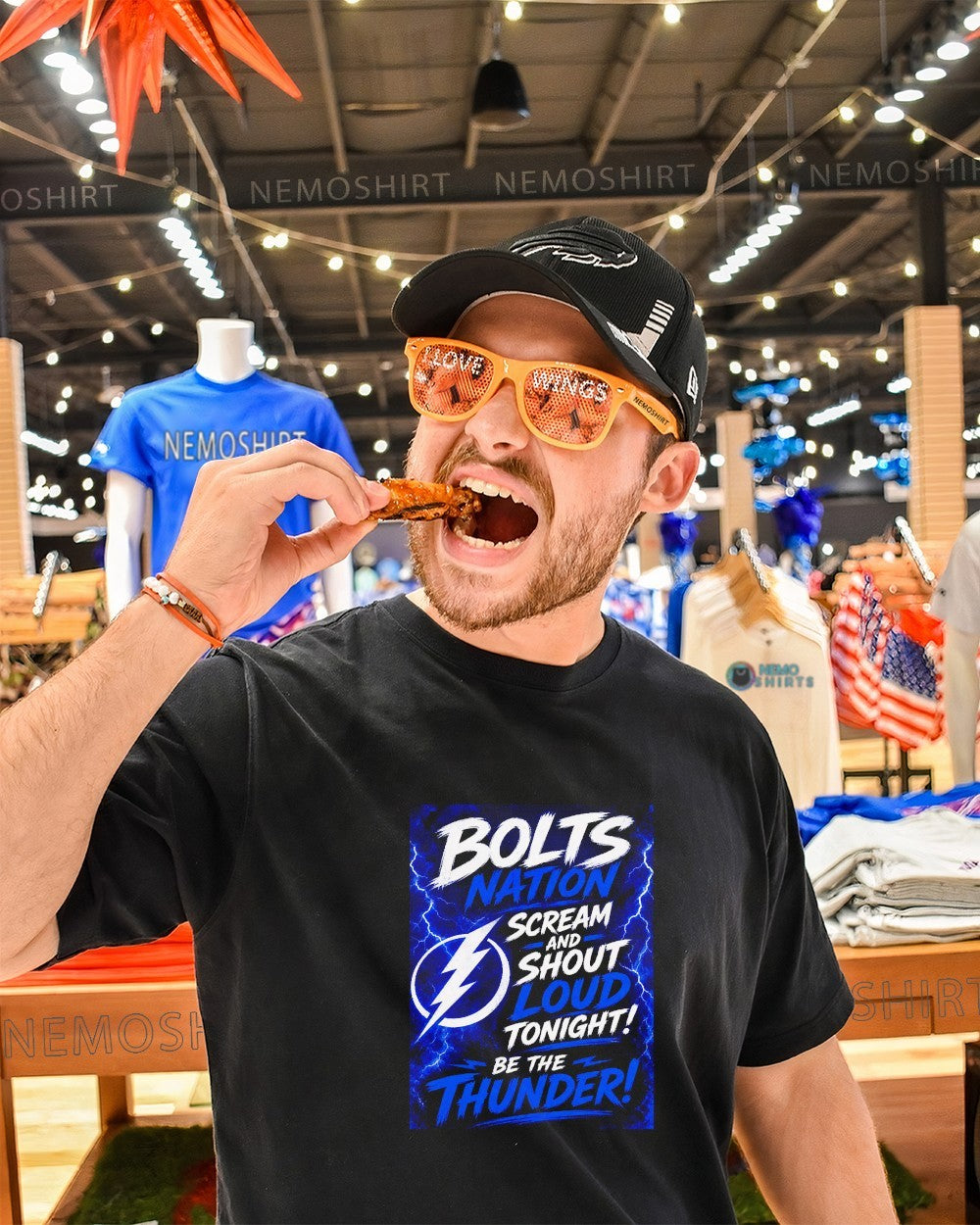 Bolts nation scream and shout loud tonight be the thunder Tampa Bay Lightning shirt