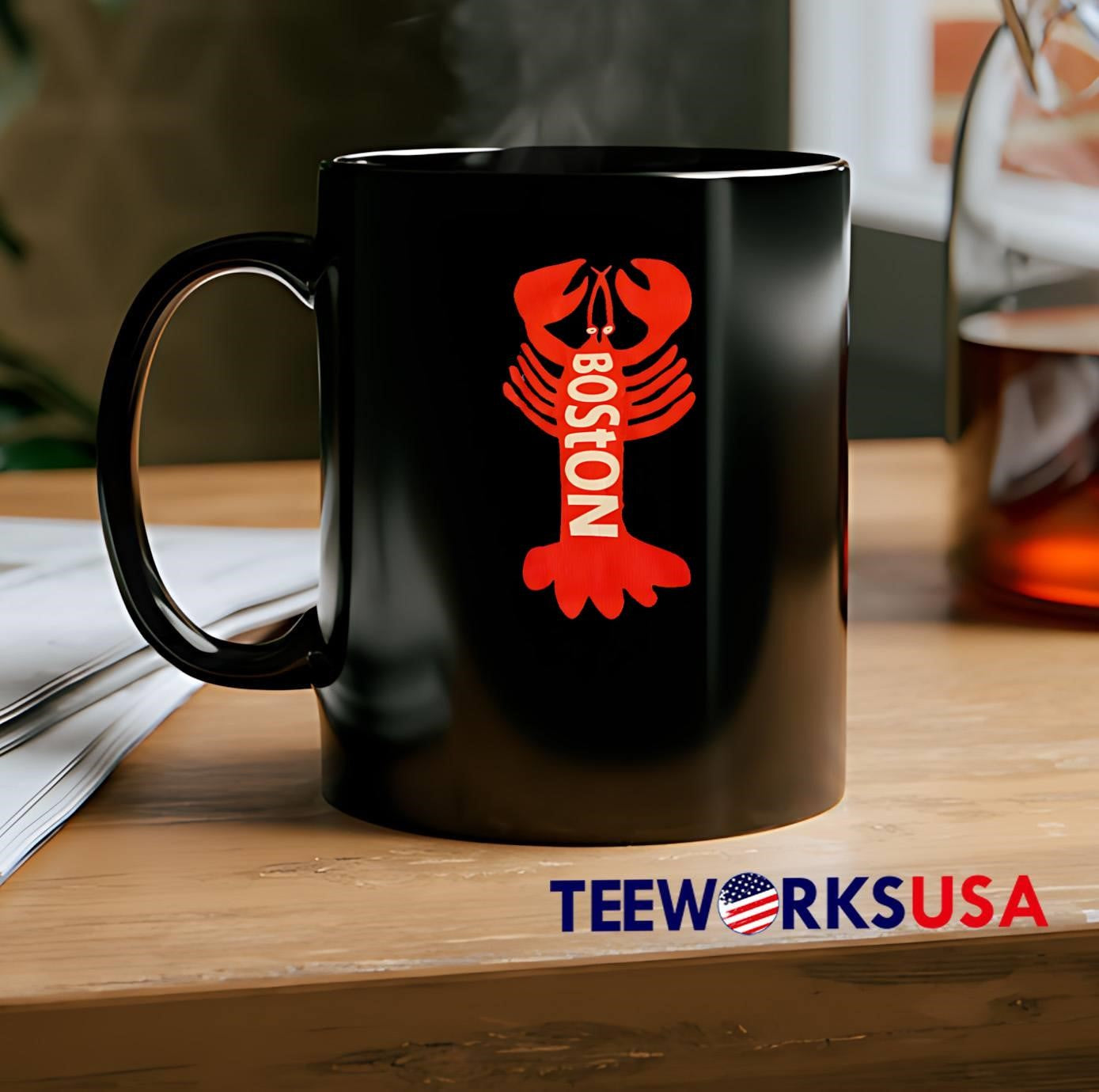 Boston Lobster Red Graphic shirt